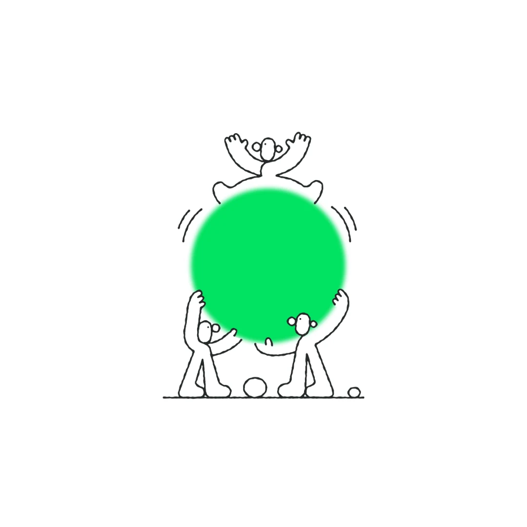 Illustratie bij de pijler Talentontwikkeling: een kind dat zijn eigen kracht ontdekt